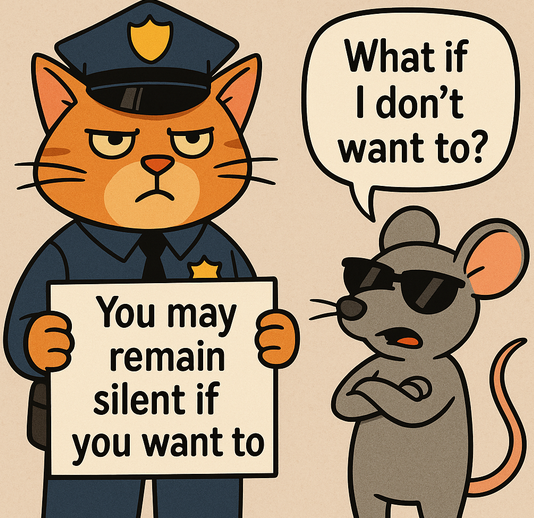 You may remain in silent