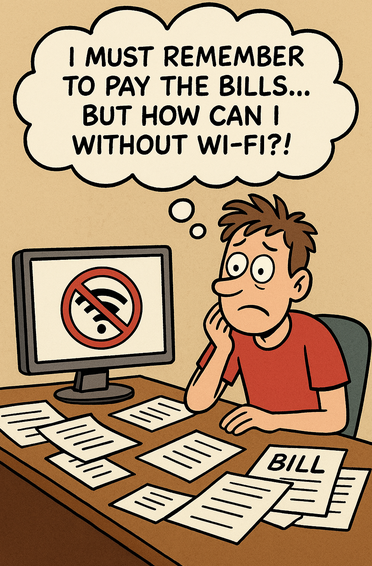 I must remember to pay my bills