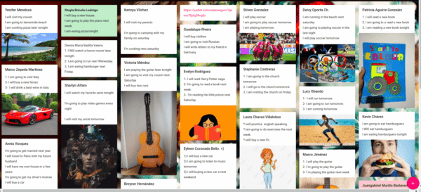 Padlet to Learn English